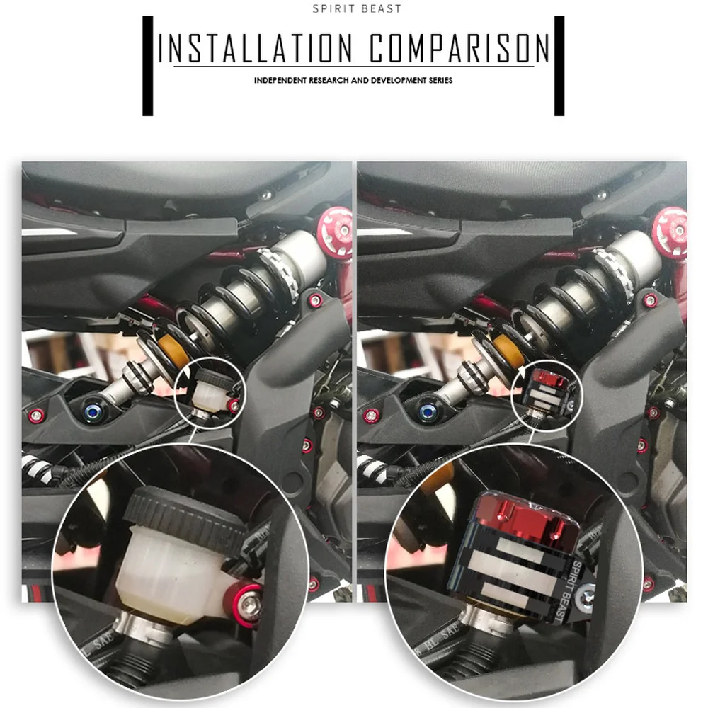 SPIRIT BEAST Мотоциклетный Бак сцепления тормозная бутылка для масла крышка