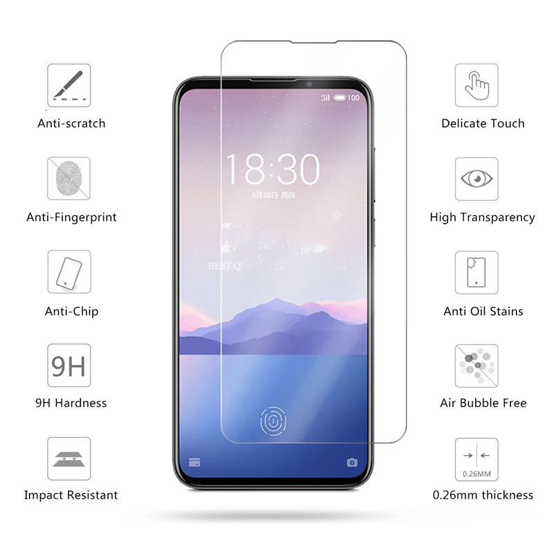 Закаленное стекло для Meizu 16Xs 16s C9 Pro Note 8 9 15 Lite Plus Защитная пленка экрана 9H усиленный