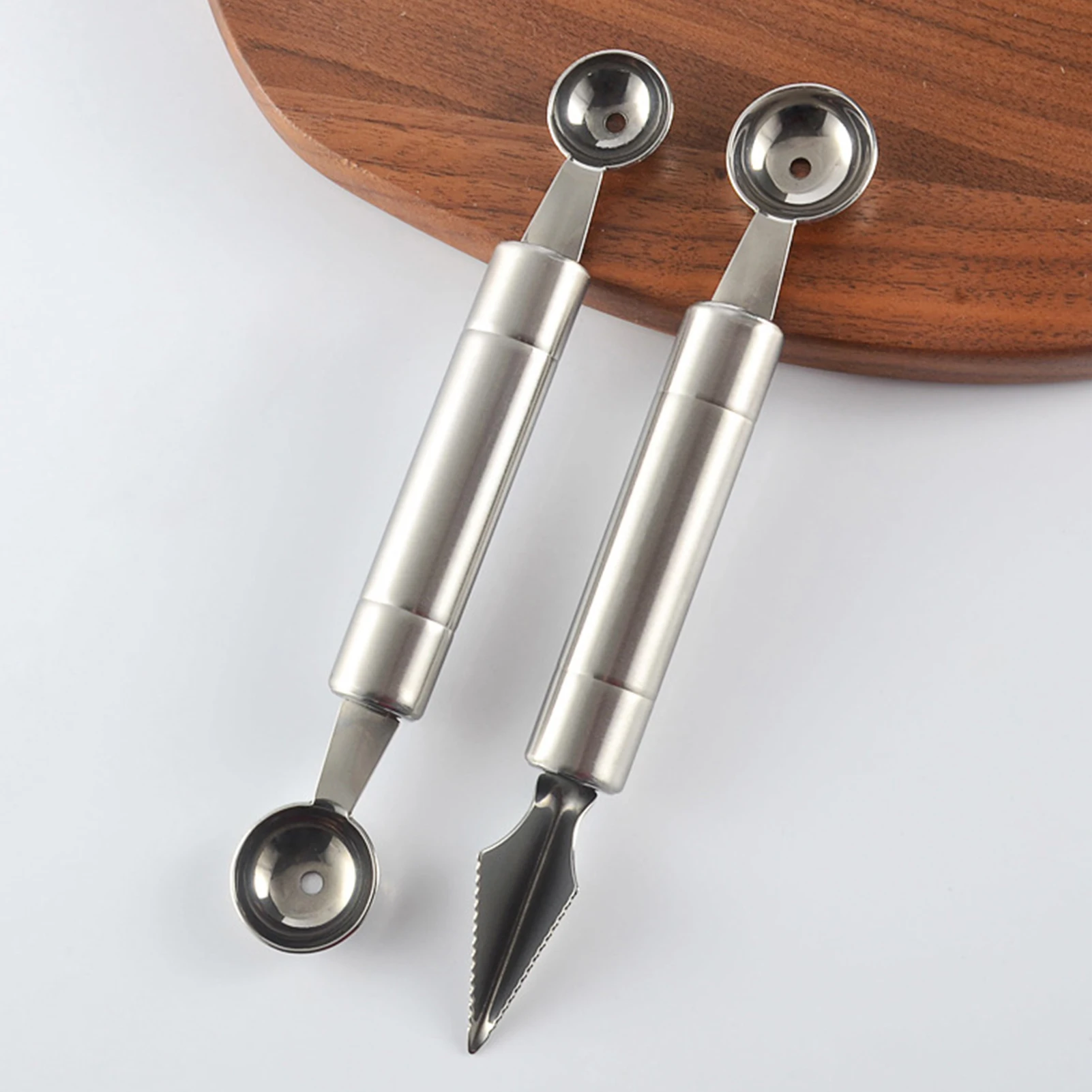 Груша Apple ядра семян жидкость для снятия Кухня фрукты украшения тортов ложка дыни