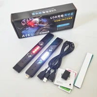 a16 full star two in one wireless colorful voice control car atmosphere light foot rhythm atmosphere light usb rechargeable