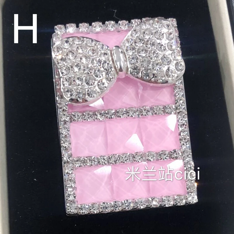 Хрустальная Автомобильная блестящая Бриллиантовая Зажигалка для прикуривателя