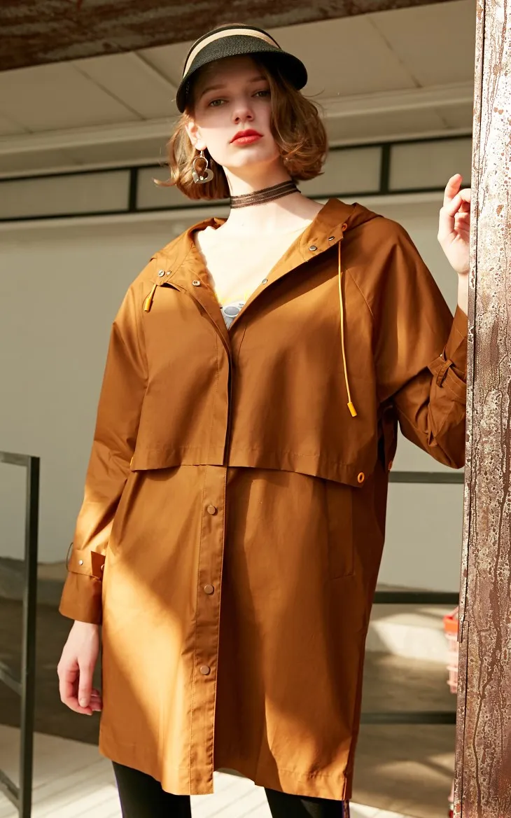 Vero Moda женский ветрозащитный дизайн хлопок Тренч | 319121535