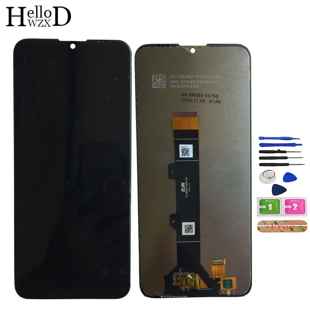 

6.5'' LCD For Motorola Moto G30 XT2129 XT2129-2 Original LCD Display Touch Screen Digitizer Assembly Glass Sensor Tools Adhesive