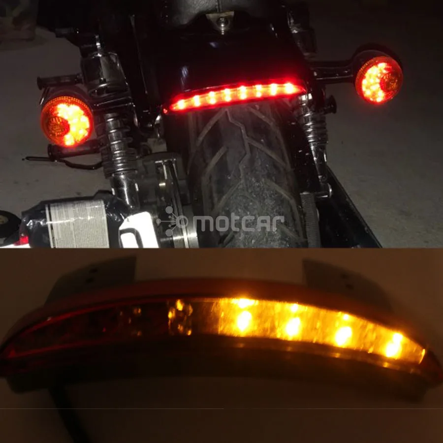 Фонарь заднее крыло мотоцикла Harley Sportster XL883 1200 48 светодиодный фонарь + поворота
