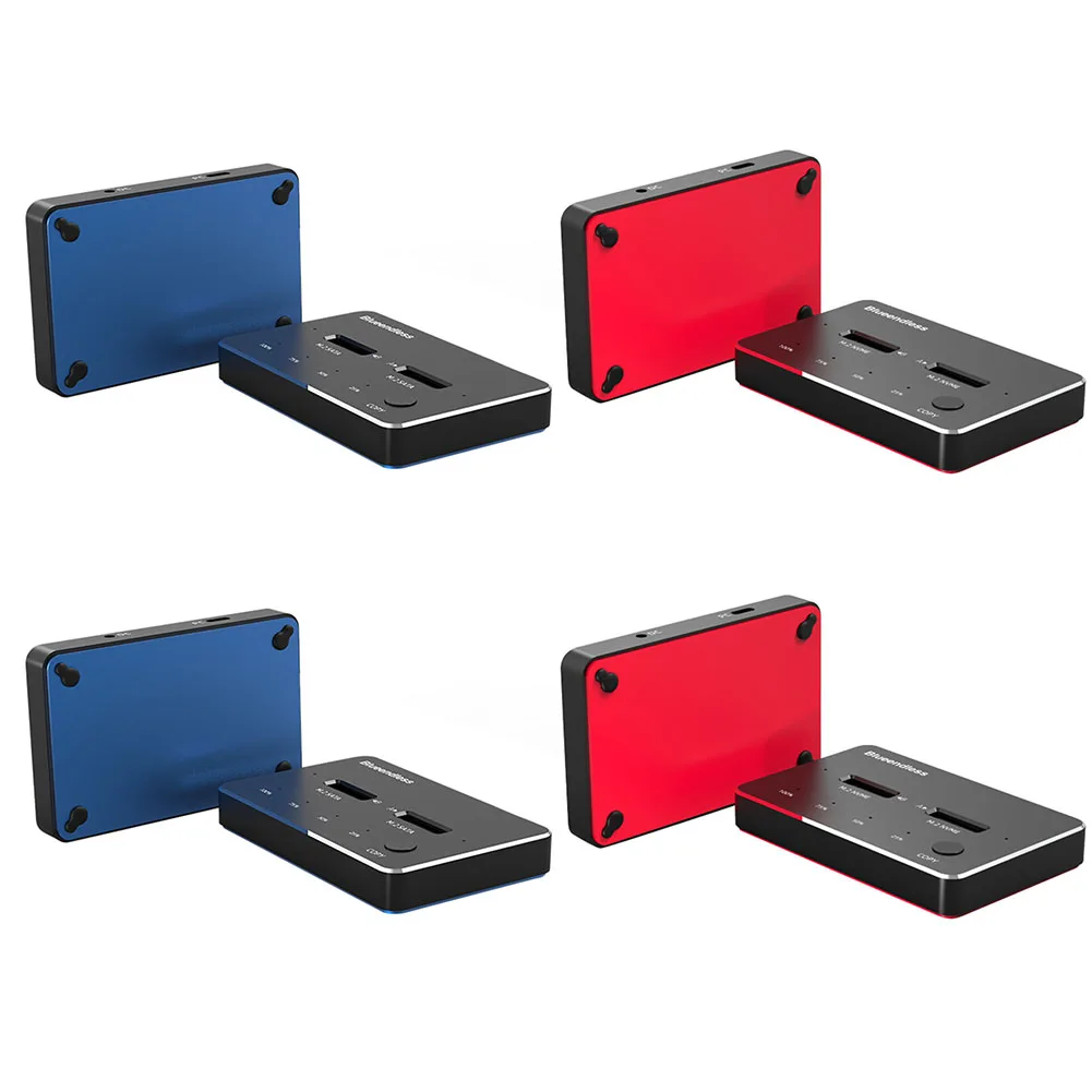 Usb EU External Box Enclosure Case USB 3.1 M.2 SATA NVME Dual-Bay SSD Enclosure External Dual Hard Disk Drive Hdd Dock