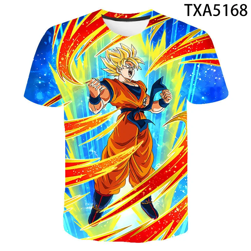 

Summer New Cartoon Anime Dragon 3D T shirt Men Women Children Casual Streetwear Boy Girl Kids Printed T-shirt Cool Tops DBZ Tee