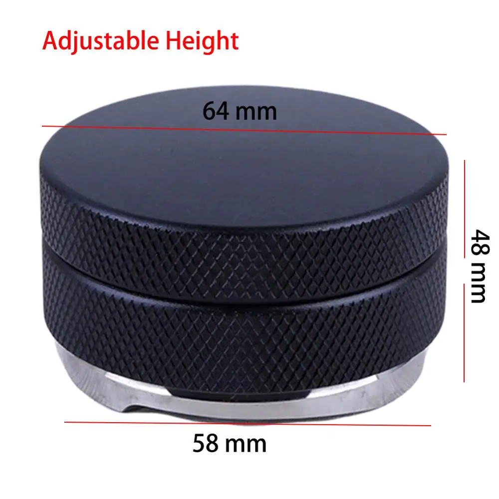 

Stainless Steel Coffee Powder Hammer Adjustable Height DIY Manual Espresso Powder Distributor Tamping Coffee Tamper Barista Tool