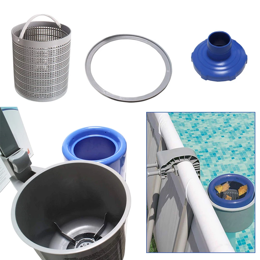 

Outdoor Swimming Pool Surface Skimmer Practical Debris Daily Care Garden Home Plastic Easy Use Wall Mount Fountain Clean Tool