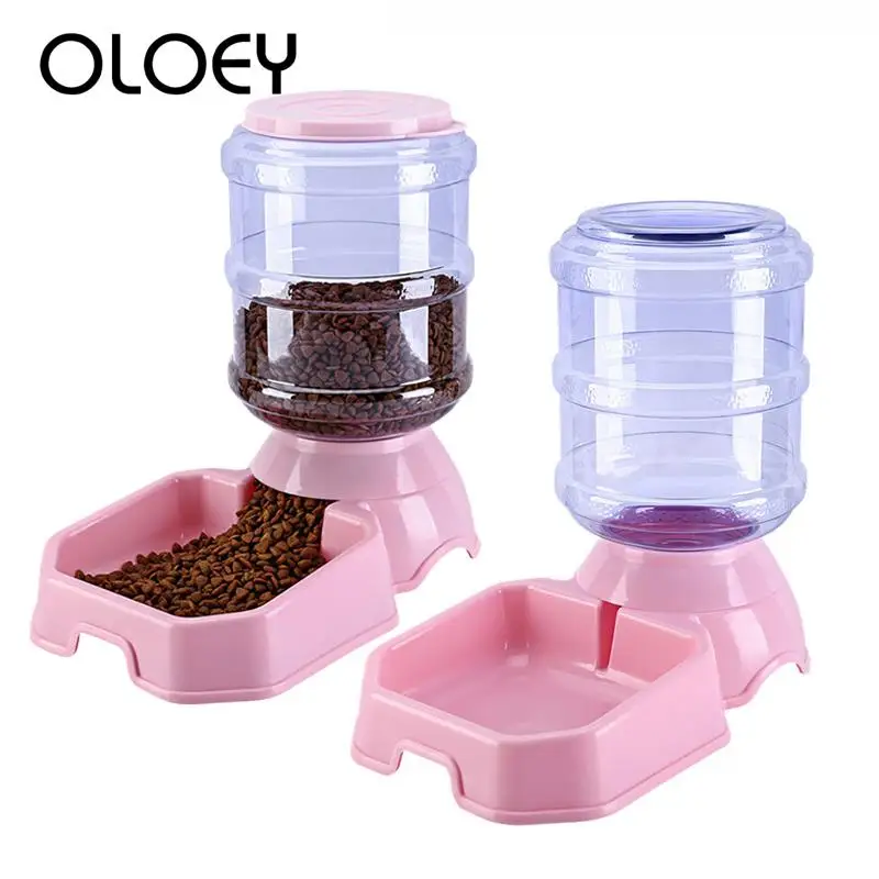 Автоматическая поилка для кошек и собак л 2 в 1 | Дом сад