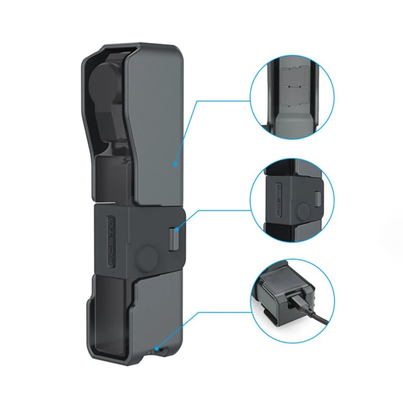 

Portable Storage Case for FIMI PALM Handheld Gimbal Camera Mini Protective Pocket Carrying Case Cover with Lanyard