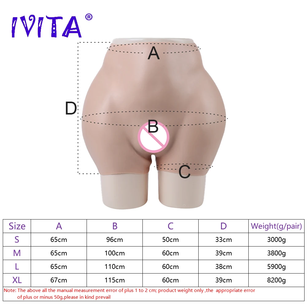 IVITA оригинальные силиконовые трусики нижнее белье трусы-боксеры искусственная