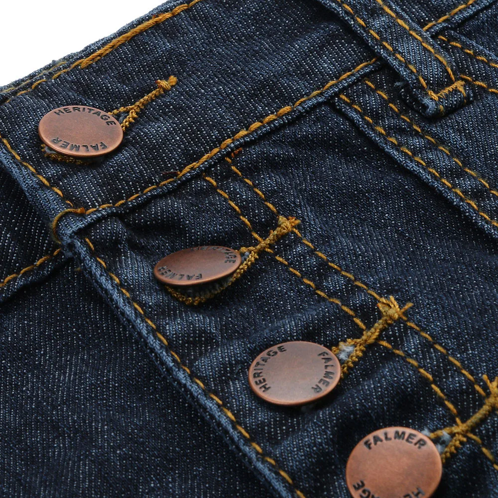 Модные длинные юбки средней талии на пуговицах с карманами спереди прямые