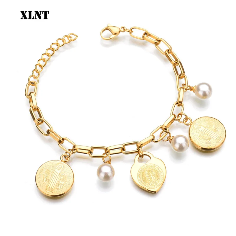 XLNT бусина в форме сердца девственница искусственный жемчуг день Святого