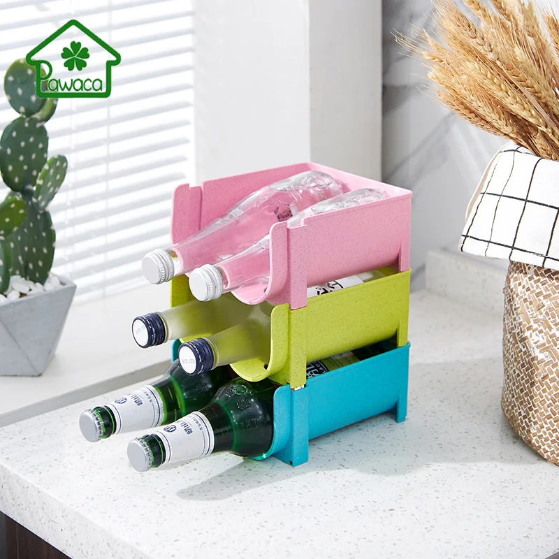 Новый штабелируемый стеллаж для напитков пивной контейнер винный хранения