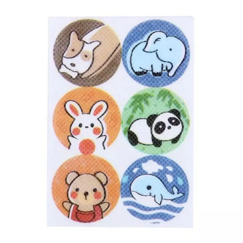 36 шт./упак. Мультяшные наклейки масло цитронеллы против насекомых|Лампа от