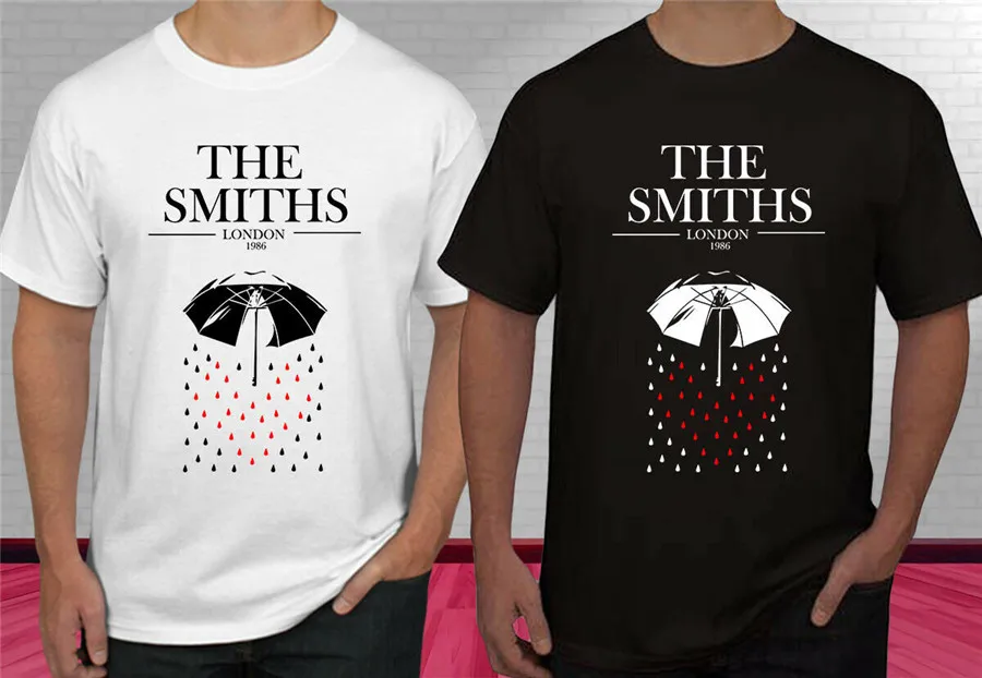 The Smiths London 1986 черная белая мужская футболка S 2Xl крутые Топы Футболка|Мужские