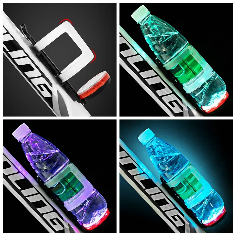 Держатель для бутылки велосипеда с USB зарядной лампой велосипедные фары