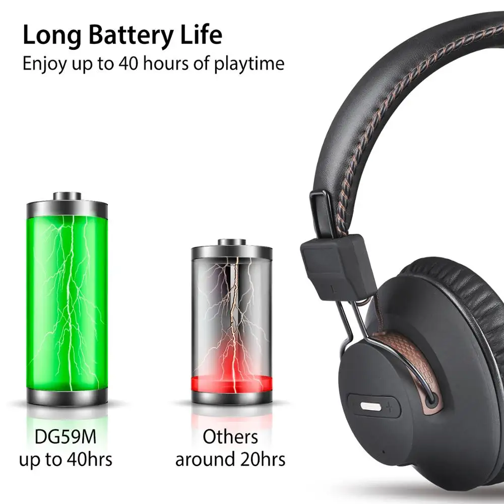 Комплект беспроводных Игровых Наушников Avantree DG59(M) со съемным микрофоном и Bluetooth