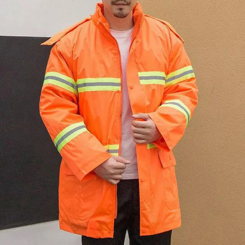 Дорожная транзитная дорога защитный Дождевик куртка брюки Сплит хлопок Плащ с