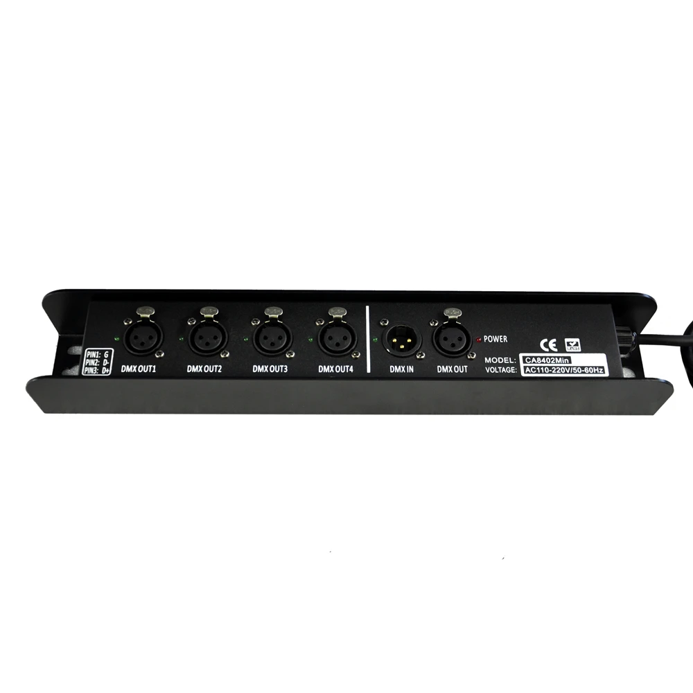 TIPTOP Новый 4 Way 3PIN выход DMX сценический светильник активация сигнала контроллера