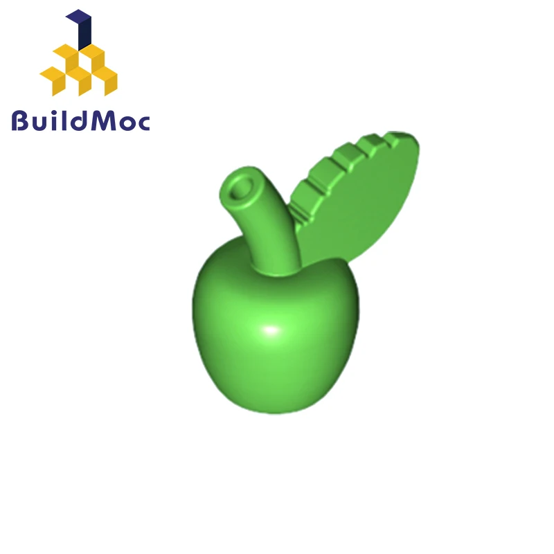 

BuildMOC Compatible Assembles Particles 33051 Plant Green-Apple Building Blocks Parts DIY Education Children Gifts