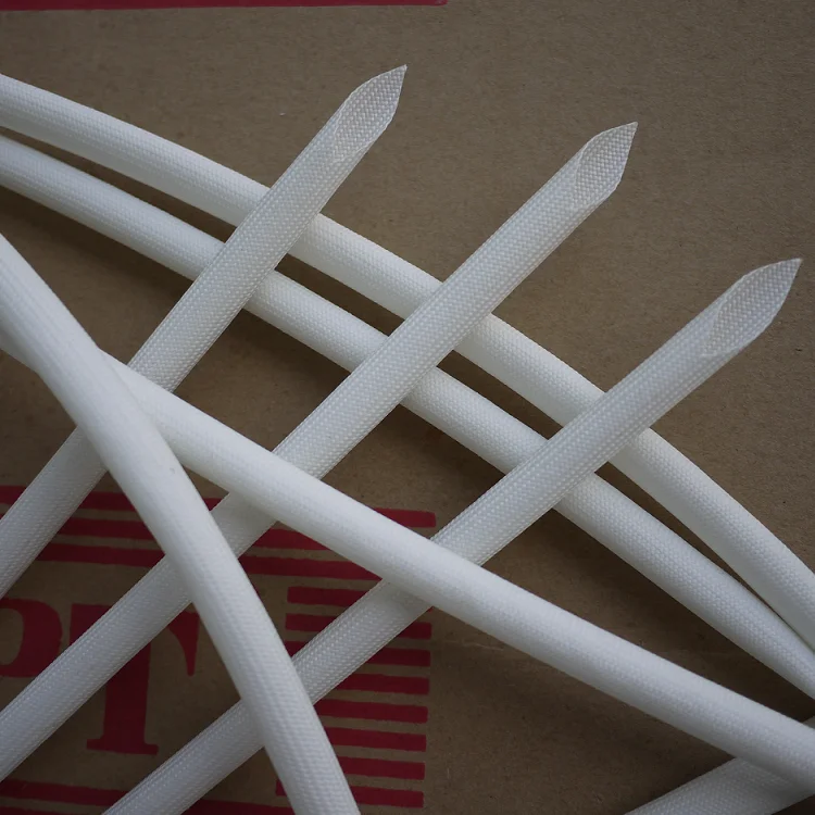 ID 7 мм силиконовый стекловолокно Sleeving огнестойкие силиконовые смолы