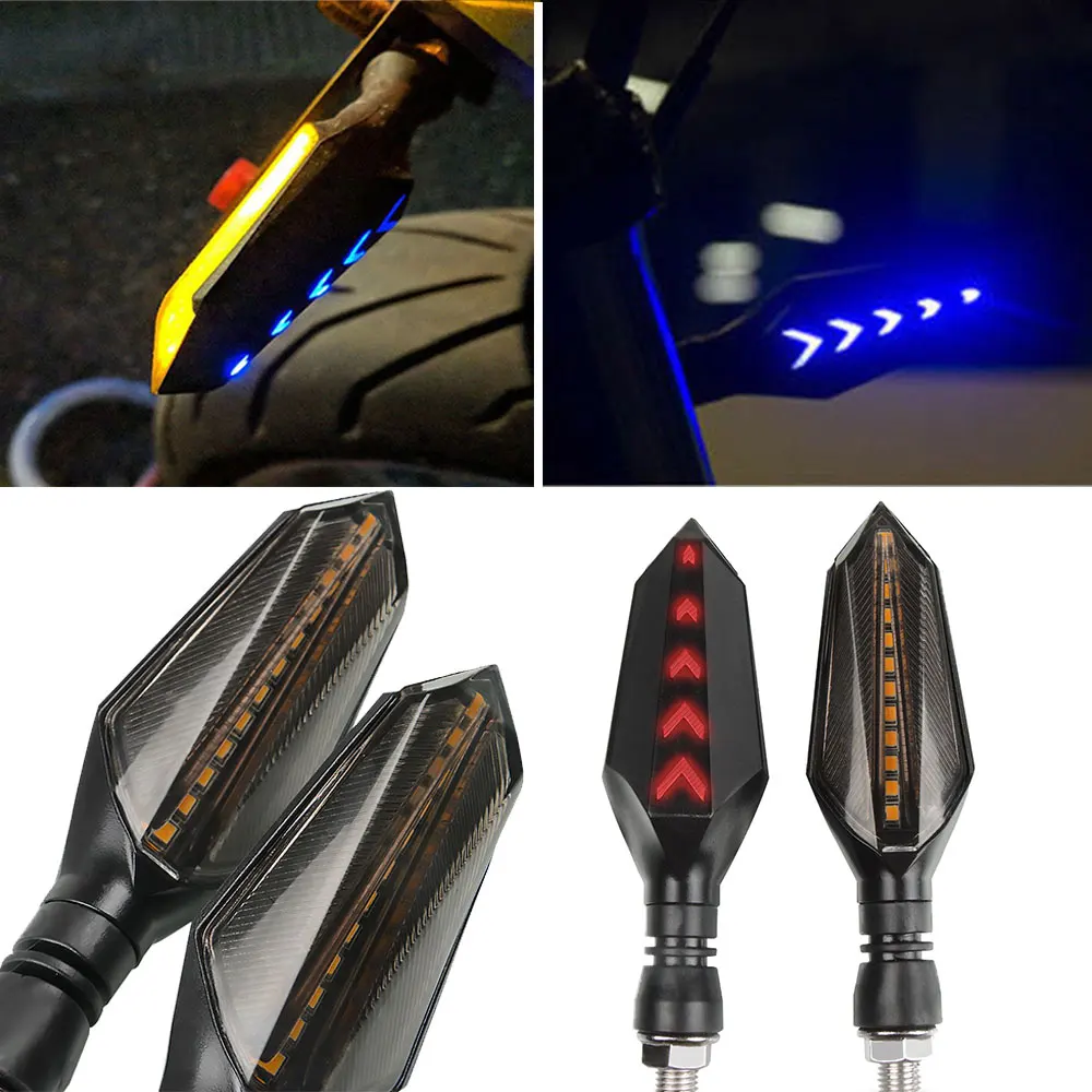 Для KAWASAKI Z250 Z750 Z800 Z1000 Z900 Z650 HONDA CBR 600 F2 F3 F4 F4i 1/2 пара 12 в 1 Вт СВЕТОДИОДНЫЕ указатели