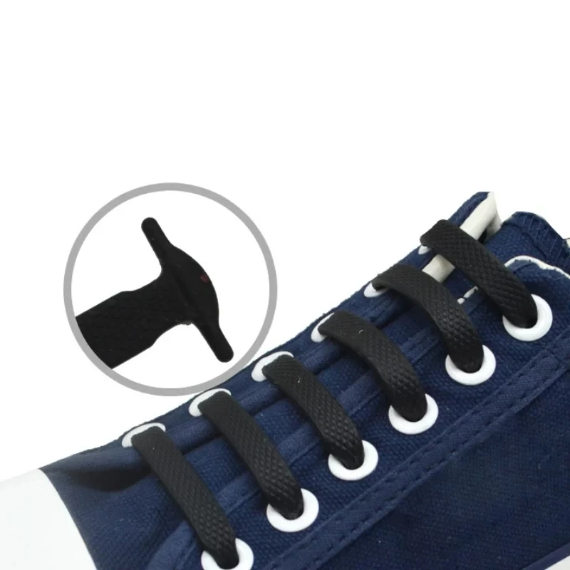 16 шт./компл. взрослые ленивые эластичные шнурки без завязок силиконовые легко