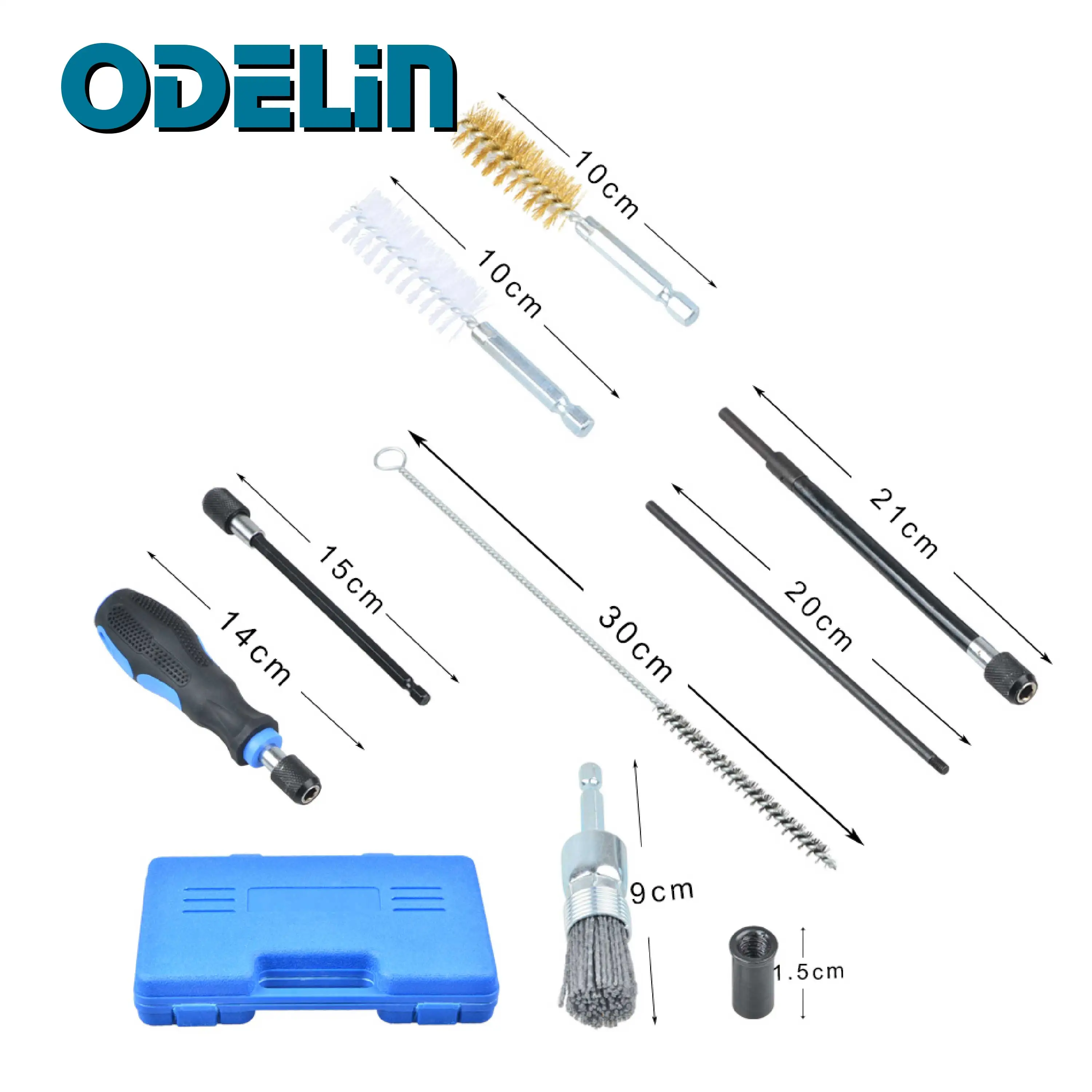 19 шт Универсальный инжектор сиденье Щетка Очиститель инструмент для очистки