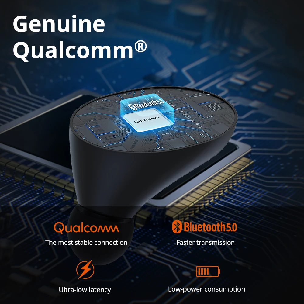 Беспроводные наушники Tronsmart Spunky Beat TWS Bluetooth с QualcommChip IPX5 CVC 8 0 сенсорным управлением
