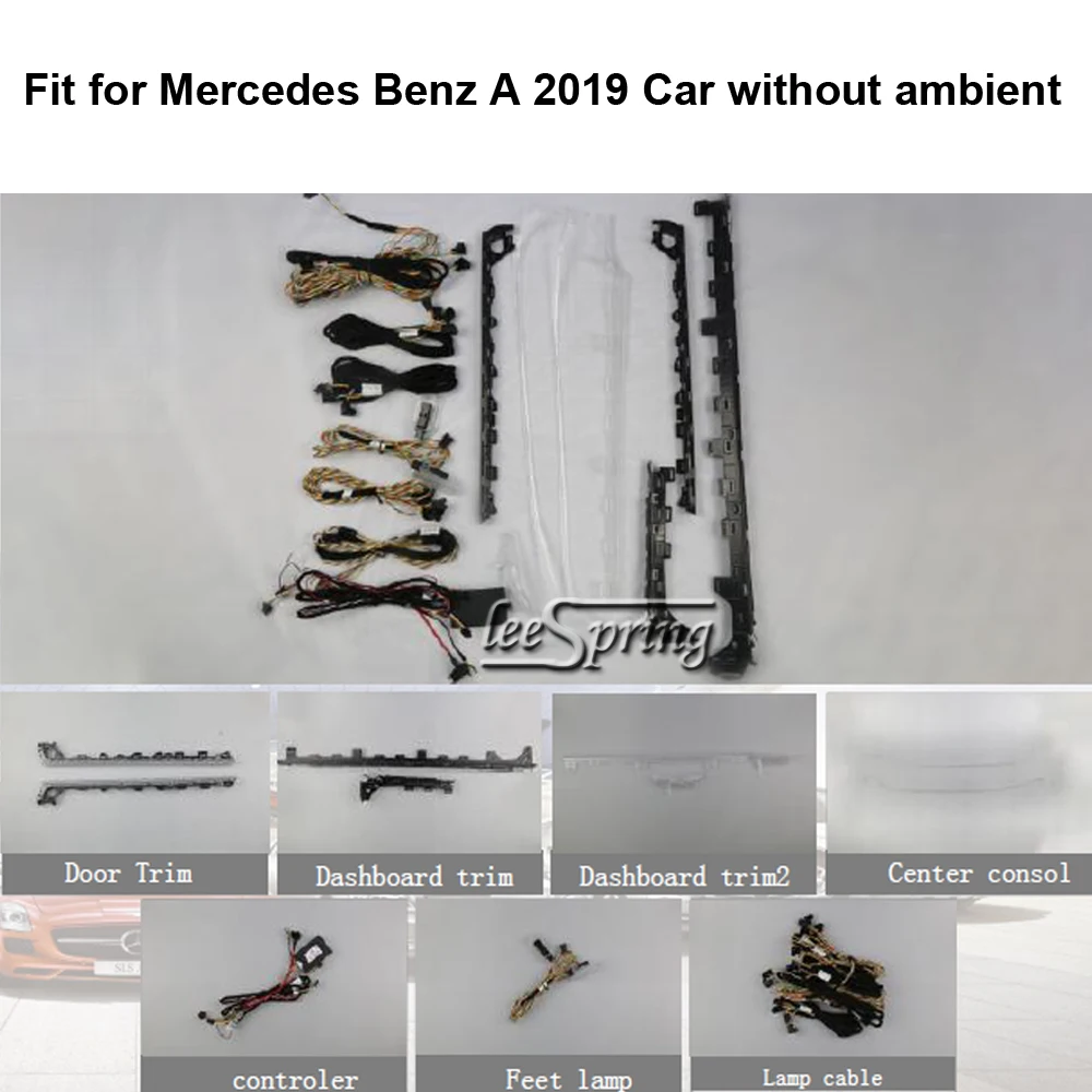 Вентиляционная решетка с окружасветильник том для Mercedes Benz A class W177 внутренняя