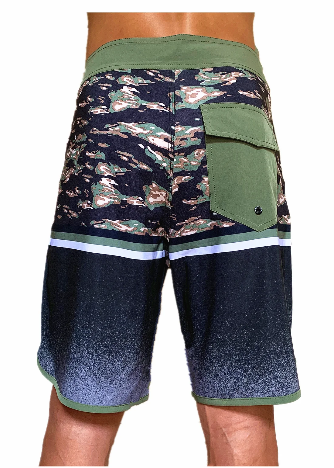 Новый 4Way стрейч доска Шорты Для Мужчин's бермуды быстросохнущая