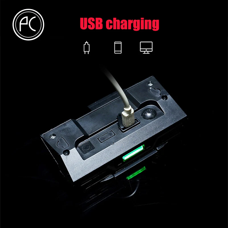 Задние фонари для велосипеда pвелоспорт зарядка через USB фонарь горного