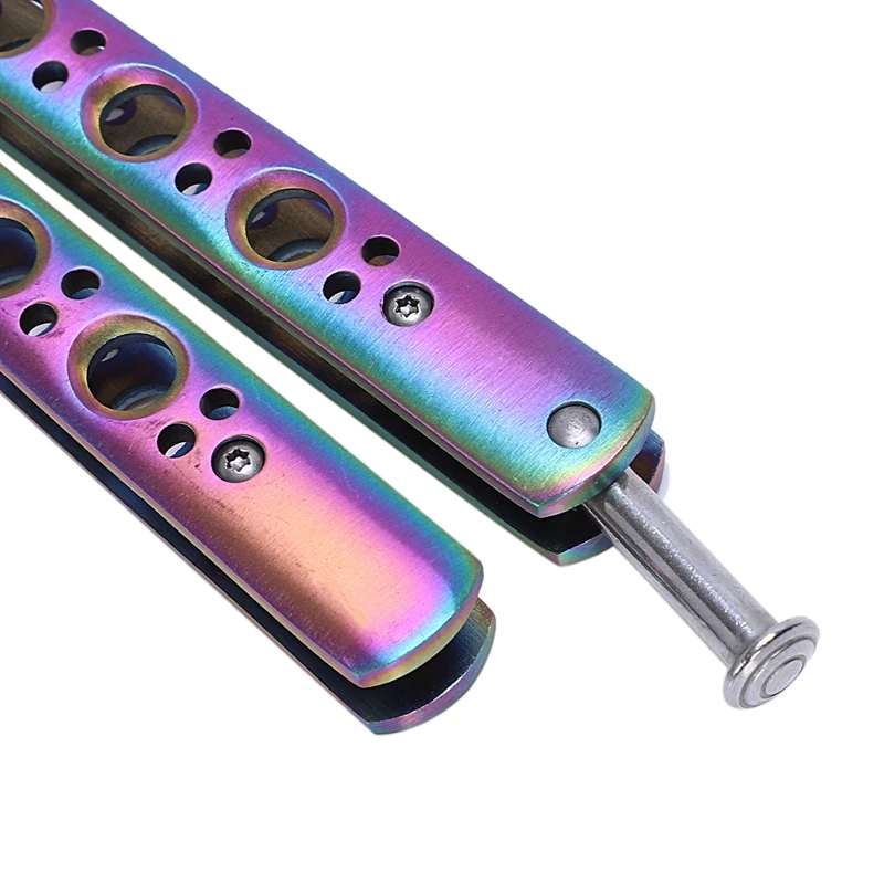 Складная расческа из нержавеющей стали для укладки волос гребень с бабочкой