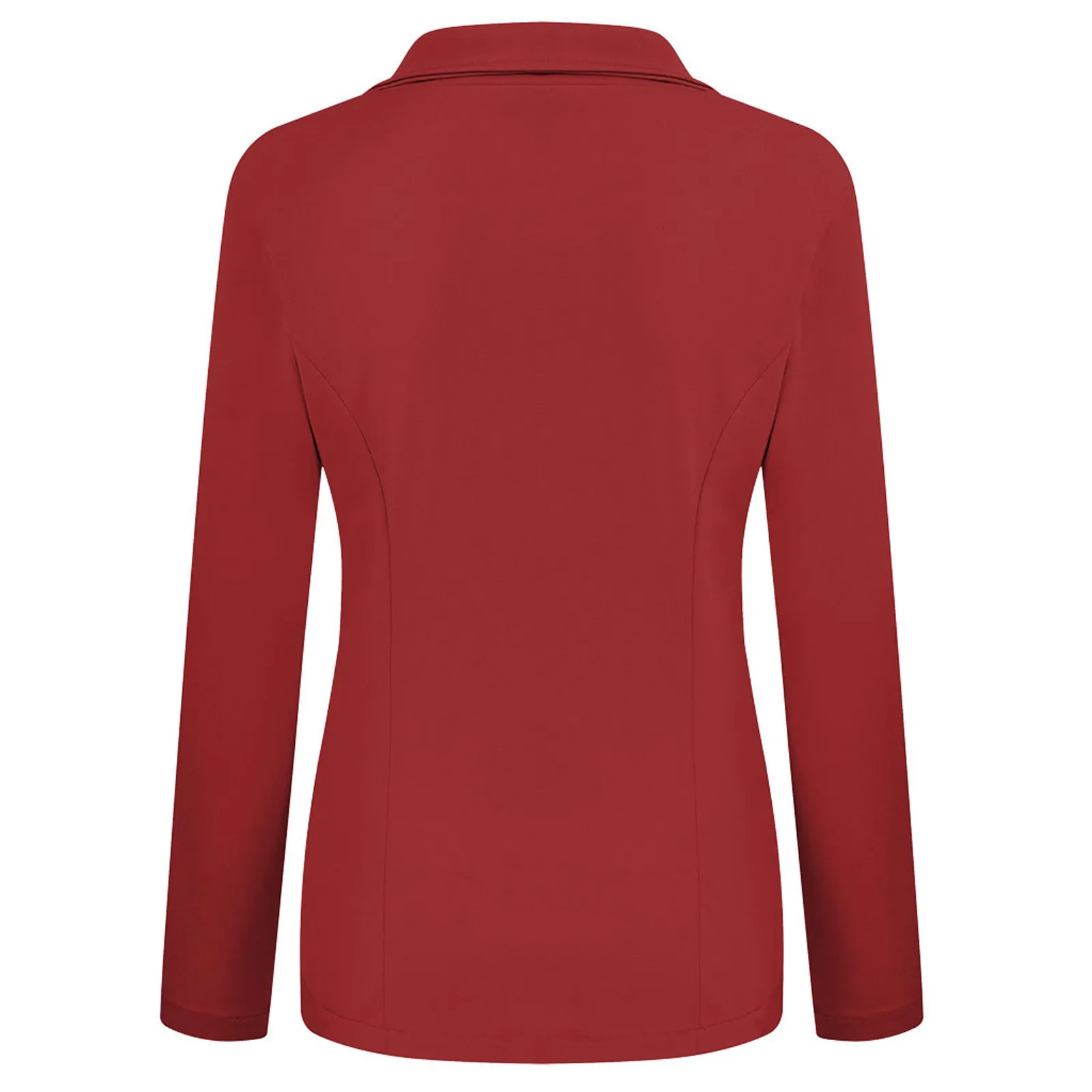 

Women's Coats2021 New Fashional Casual Vintage Solid Color Long Sleeves Office Ladies' Notched Cardigan Formal Wear Tops