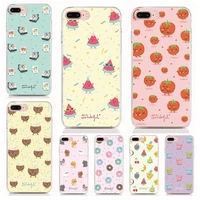 for sony xperia 20 10 plus 8 5 1 iii xr ace x performance case soft tpu cute fruit print back cover protective phone case
