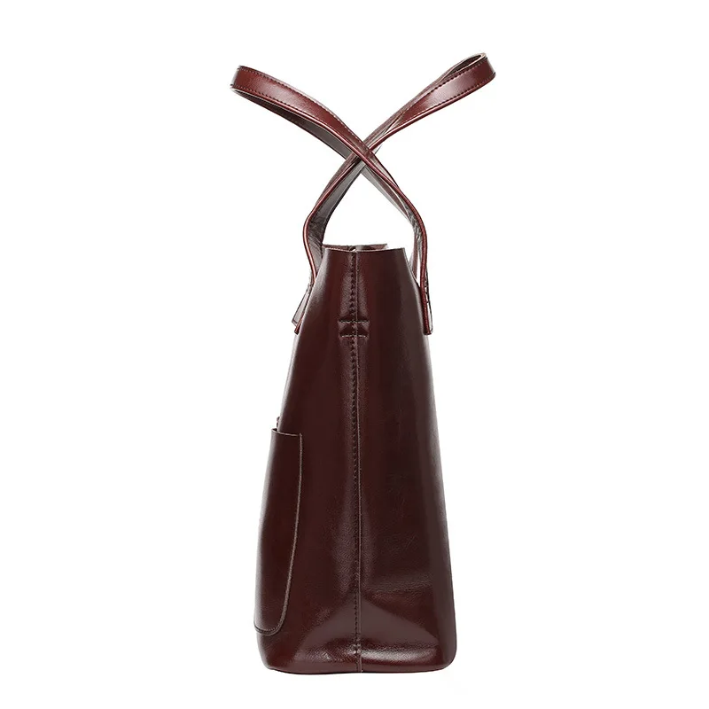 Женская сумка из 100% натуральной кожи большая вместительность женские сумки