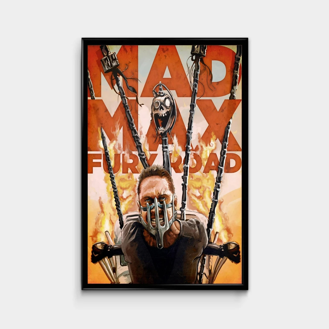Плакат с изображением дороги Mad Max Fury |