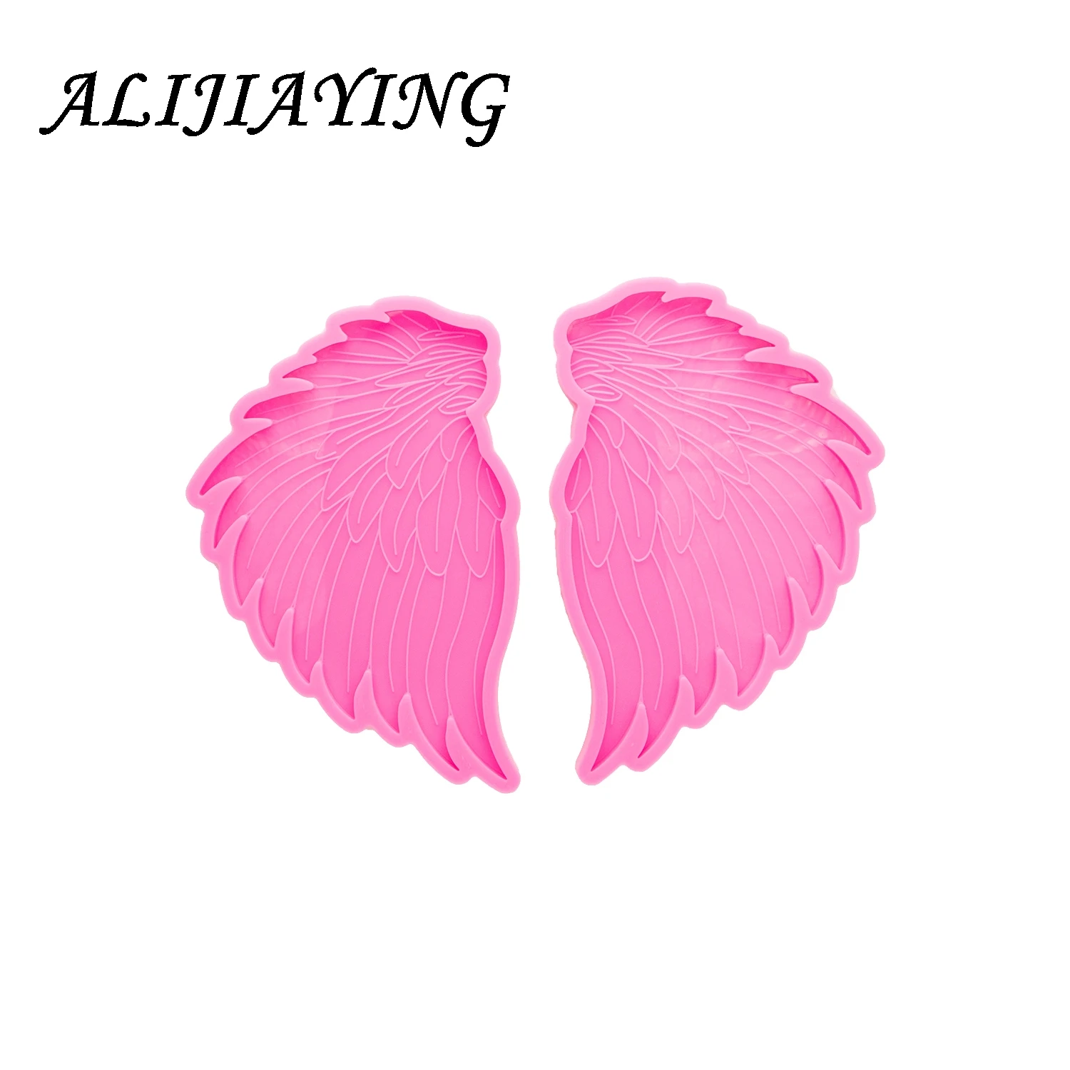 2 шт./компл. подставка ангельские перья форма из агатной смолы силиконовые формы