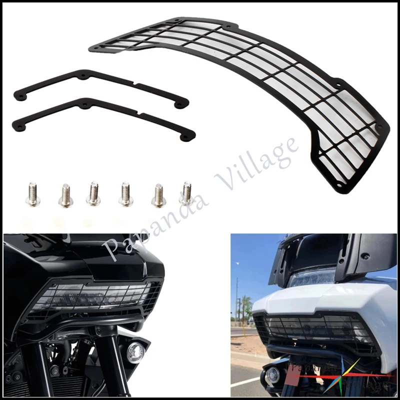 

Черная защита для переднего фонаря мотоцикла для Harley PAN AMERICA 1250 S PA1250 panamerican a1250 2021 2020, защитная маска для переднего фонаря