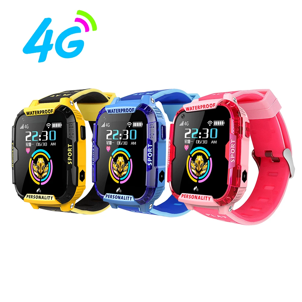 T19 детские часы 4G умные часы GPS LBS Tracker Wi-Fi расположение SOS Вызов 1,4 'камера Дети HD видео звонок часы подарок