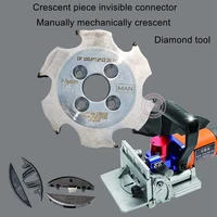 crescent fastener knife invisible connecting piece diamond lamino knife moving lamino cnc engraving machine
