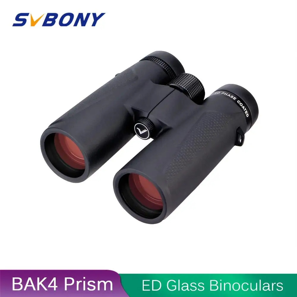 Телескоп ED Бинокль 8X32/10x42 BAK4 призма коррекция фазы покрытием высокой мощности охотничий бинокль высокой четкости SV202 для походов кемпинг наблюдение за птицами охота стрельба из лука стрельба астрономия