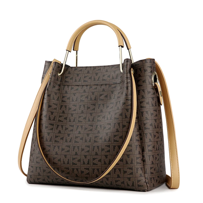 100% Real Leather Bags 2021 New High-quality Presbyopia Bucket Bag Shoulder Female Totes Large Capacity Messenger Handbag Gg Cc