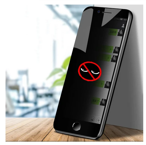 Антишпионский протектор экрана для iphone 7 8 Plus X стекло на 6 R XS макс. закаленное