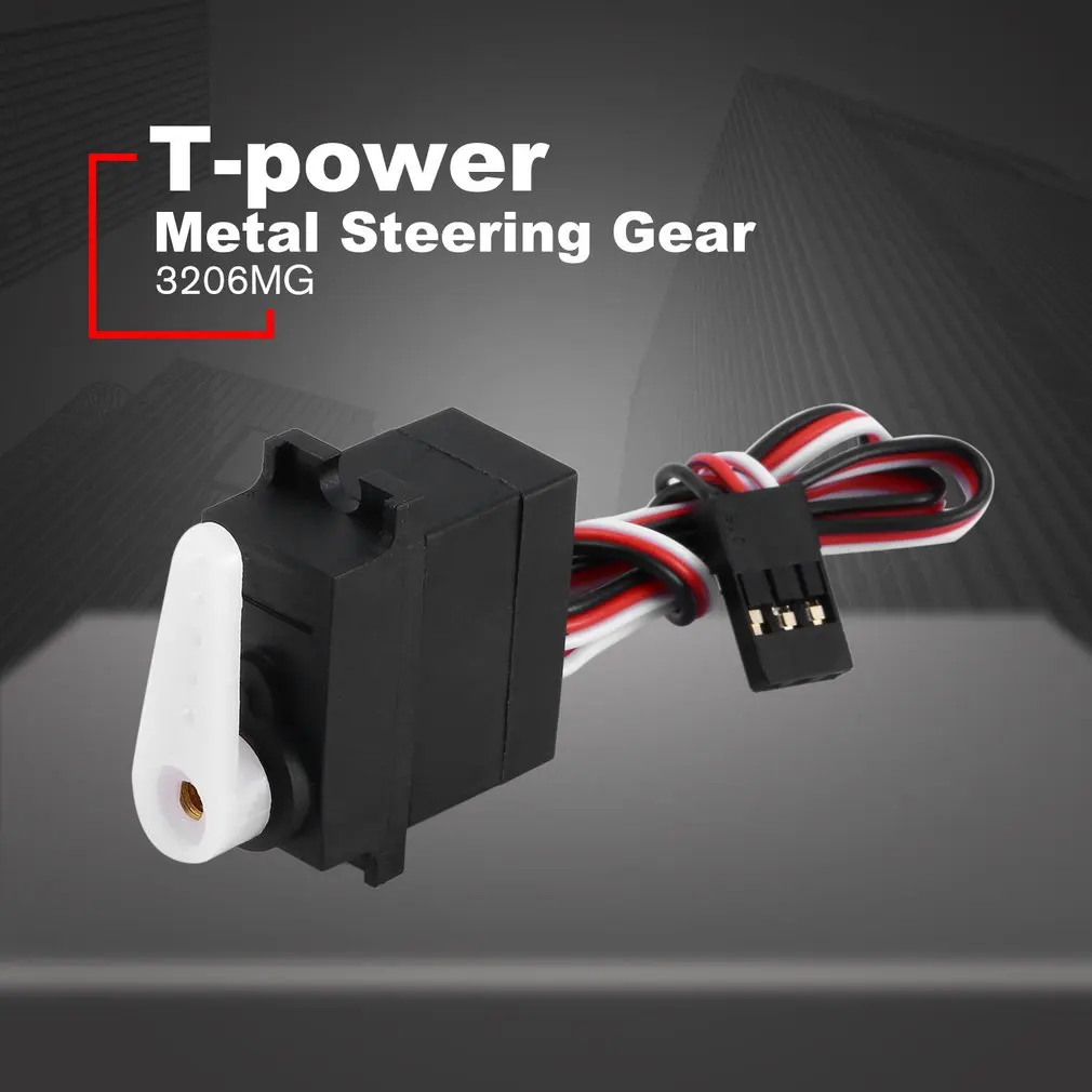 Металлический водонепроницаемый рулевой механизм T-power 3206 мг замена Traxxas 2065