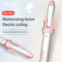 negative ion automatic rotating hair curler home travel ceramic hair curling iron intelligent power off automatic styling tool