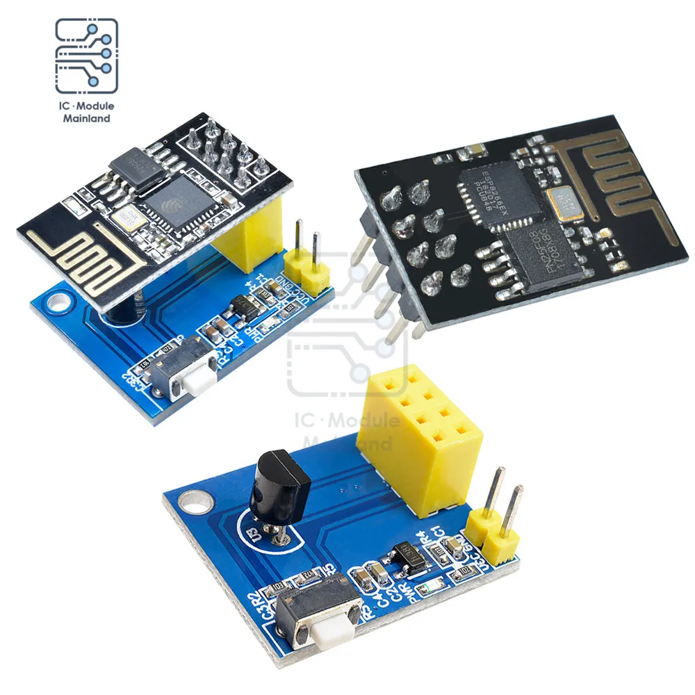 

ESP-01 ESP-01S ESP8266 DS18B20 Temperature Sensor module NodeMCU Adapter Board UNO R3 IOT Wifi Wireless Board for Arduino