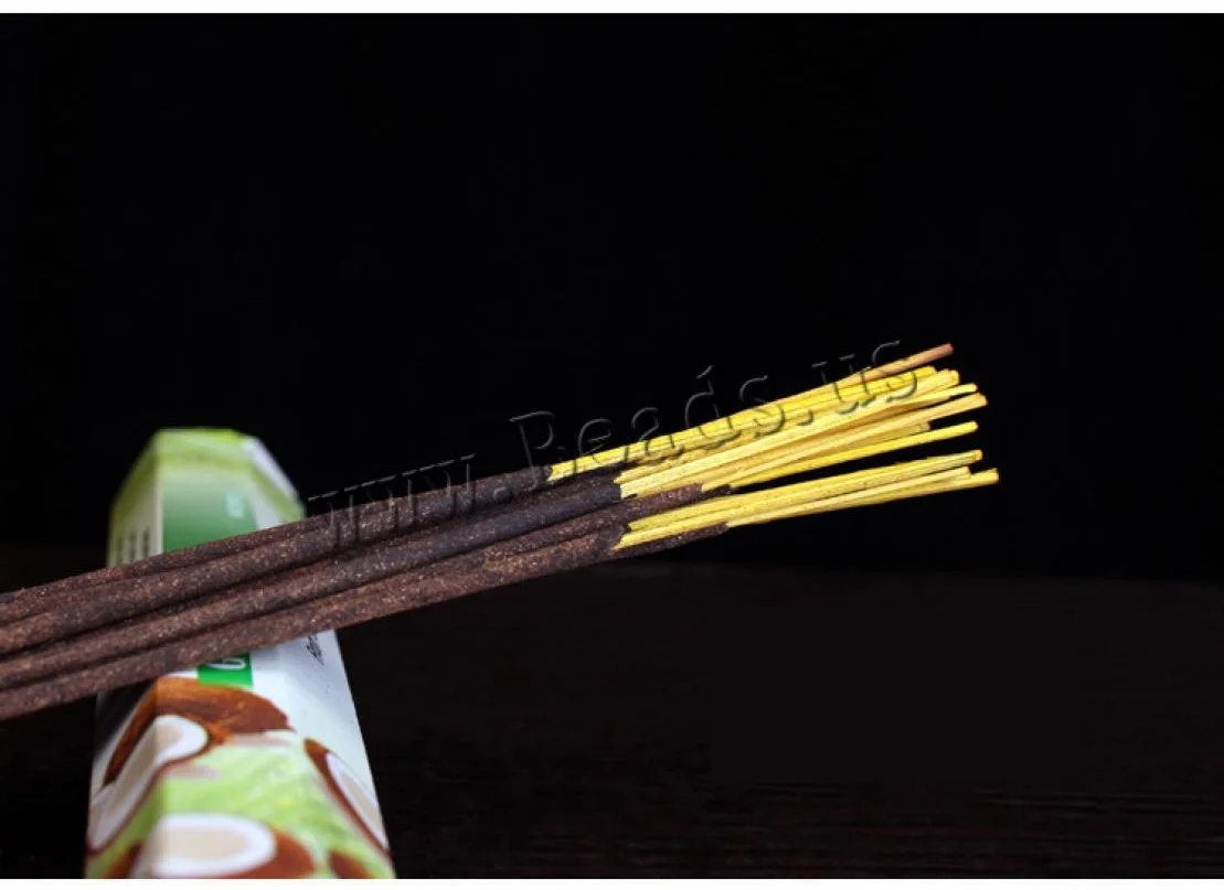 720PCs/Bag Coconut Incense Sticks 22cm Oud Stick India Natural Aroma Fragrance Meditation Decompression Sleeping Spices | Дом и сад