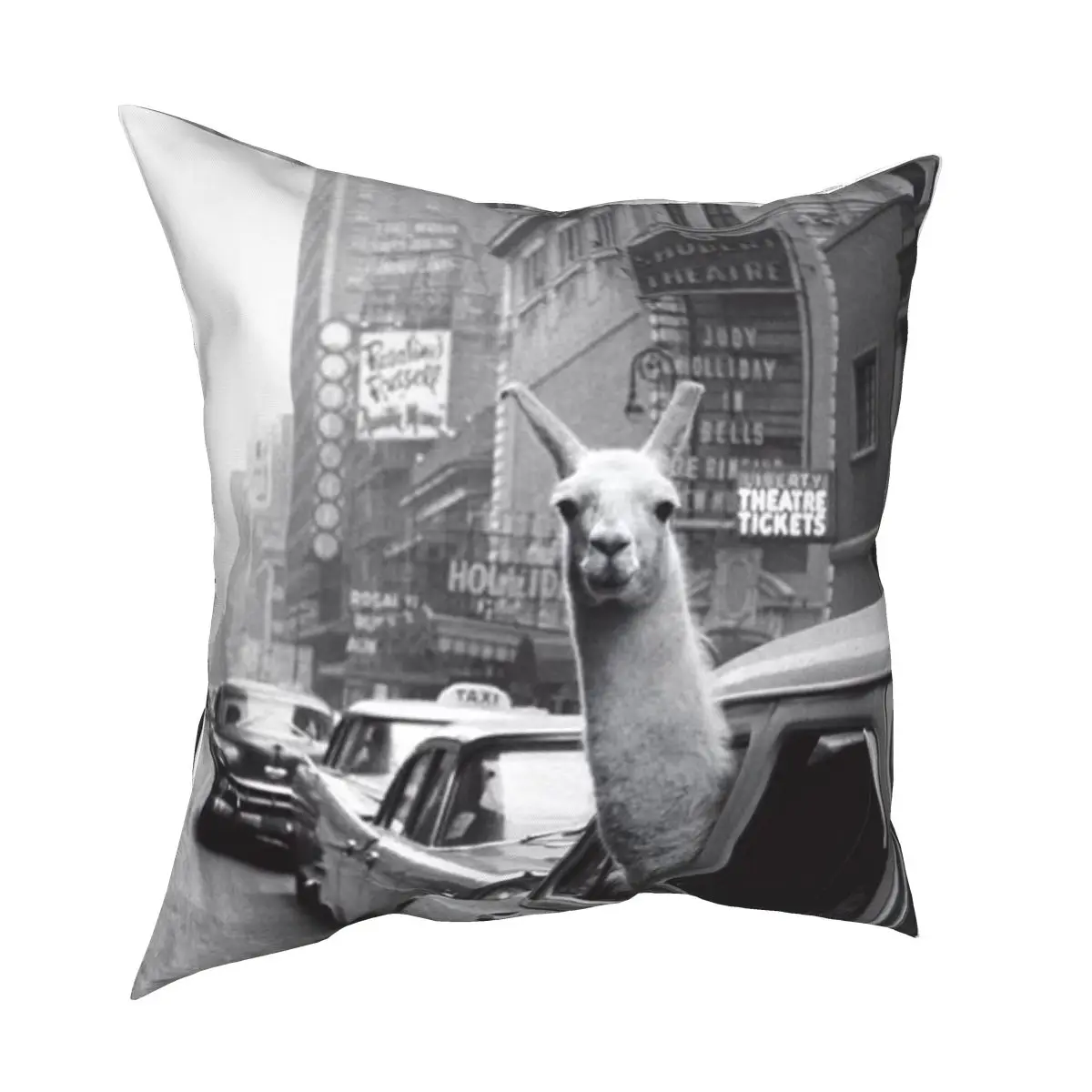 

Нью-Йорк ламы наволочка с животным принтом чехол для подушки из полиэстера подарок, скидка, накидка для подушки, декоративная наволочка на м...